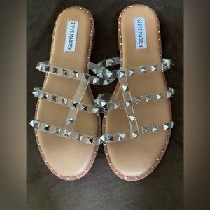 Brand new! Steve Madden studded sandals size 8